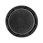 9mmx28mm Black Nylon Push-Type Retainer, 18mm Head