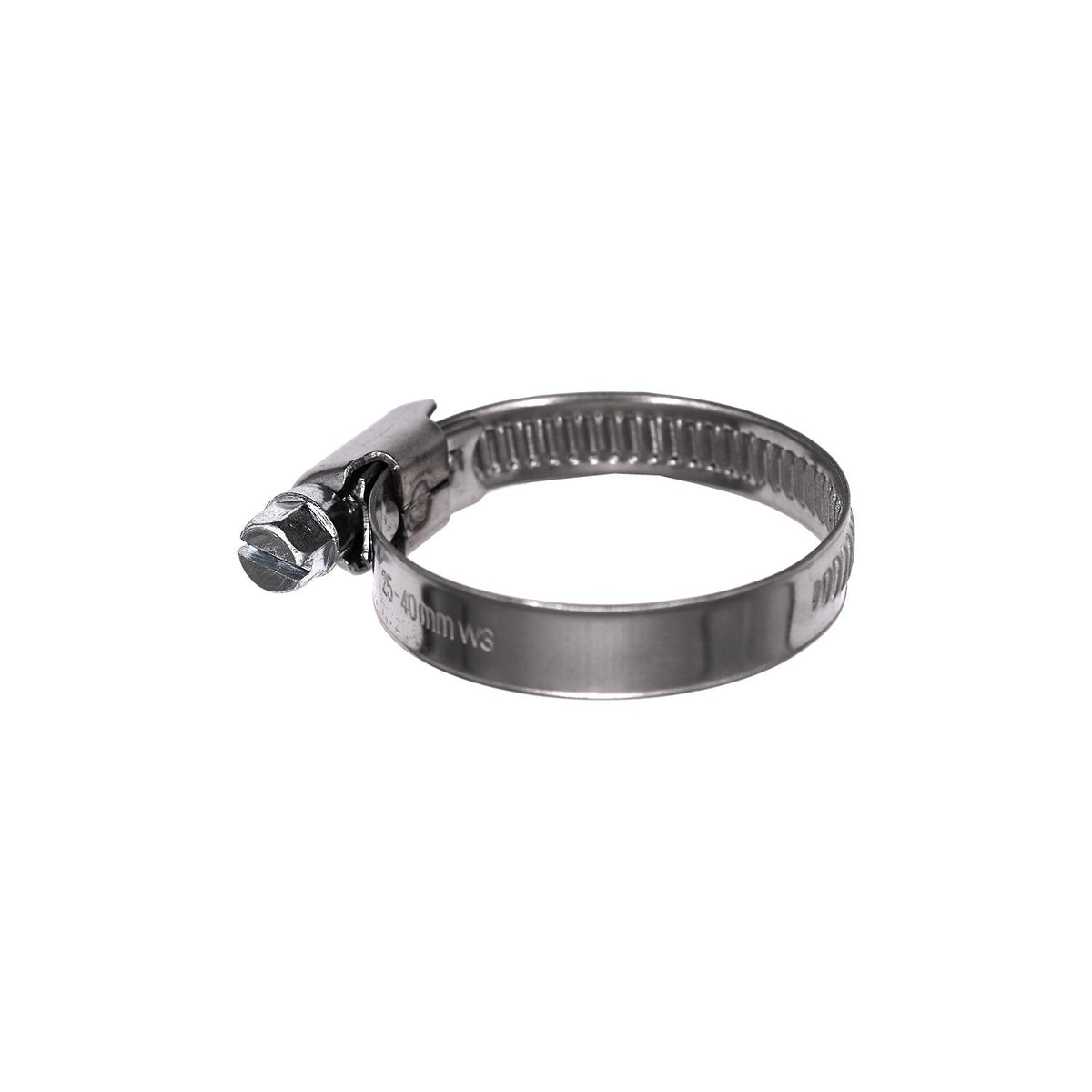 25mm Stainless Steel German Style Hose Clamps, Zinc