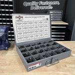 Inch Alloy Allen Socket Head Cap Screws Bolts Black Oxide Assortment - 453 PCS