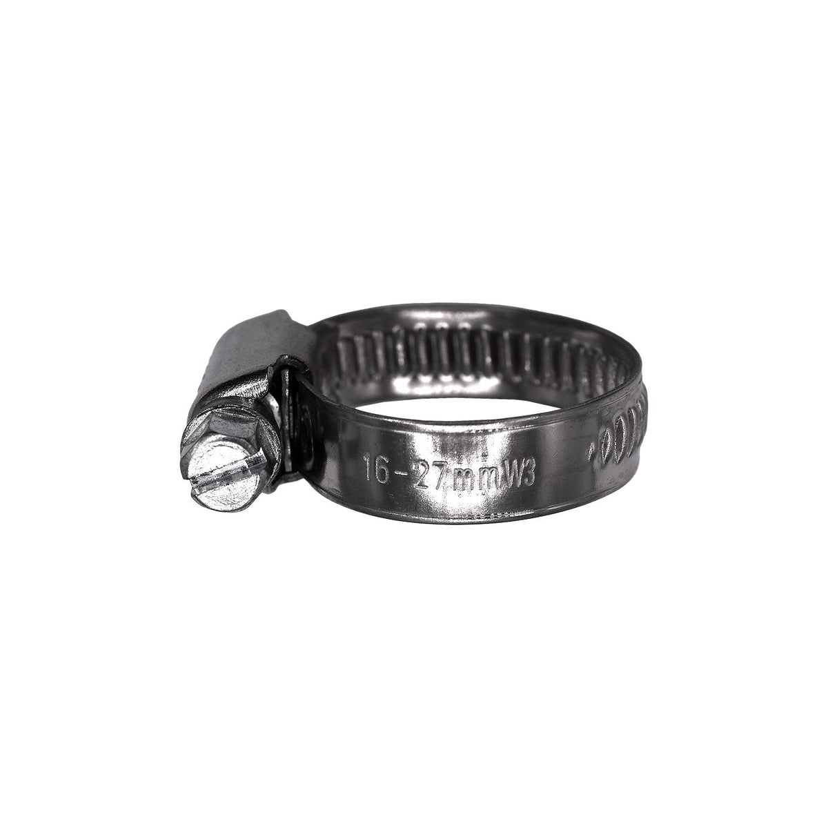 16mm Stainless Steel German Style Hose Clamps, Zinc