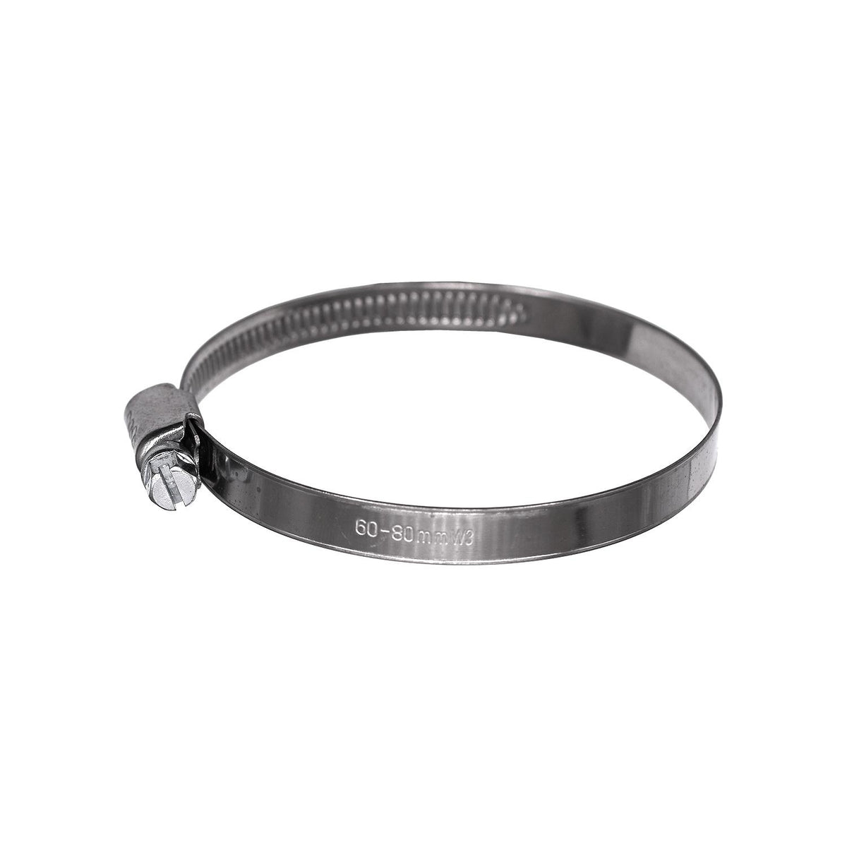 60mm Stainless Steel German Style Hose Clamps, Zinc