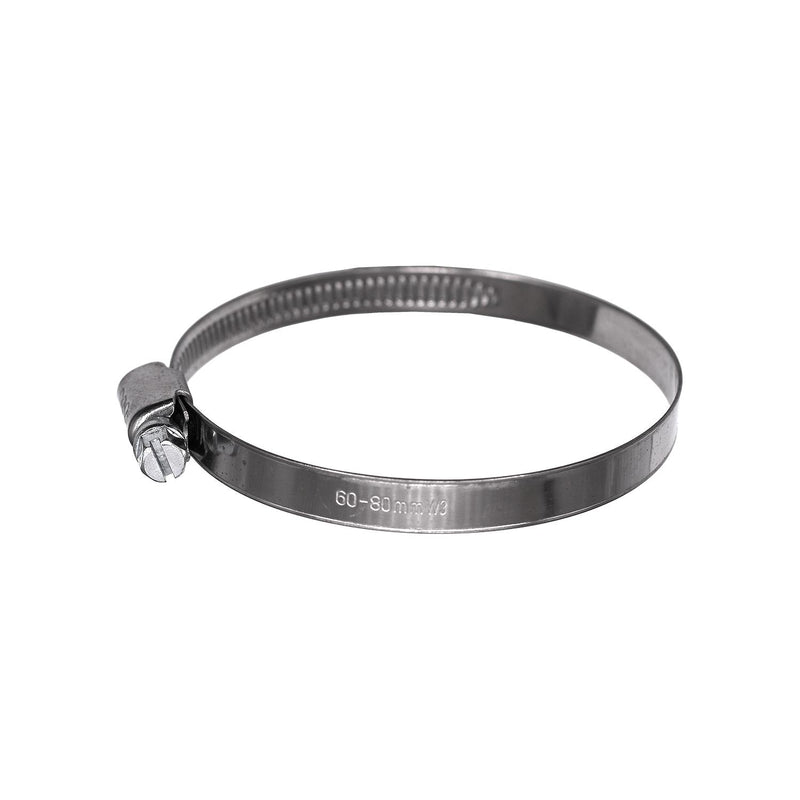 60mm Stainless Steel German Style Hose Clamps, Zinc