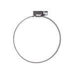 60mm Stainless Steel German Style Hose Clamps, Zinc