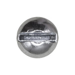 #6-32x1/2" Slotted Round Head Machine Screw, Zinc Chromate