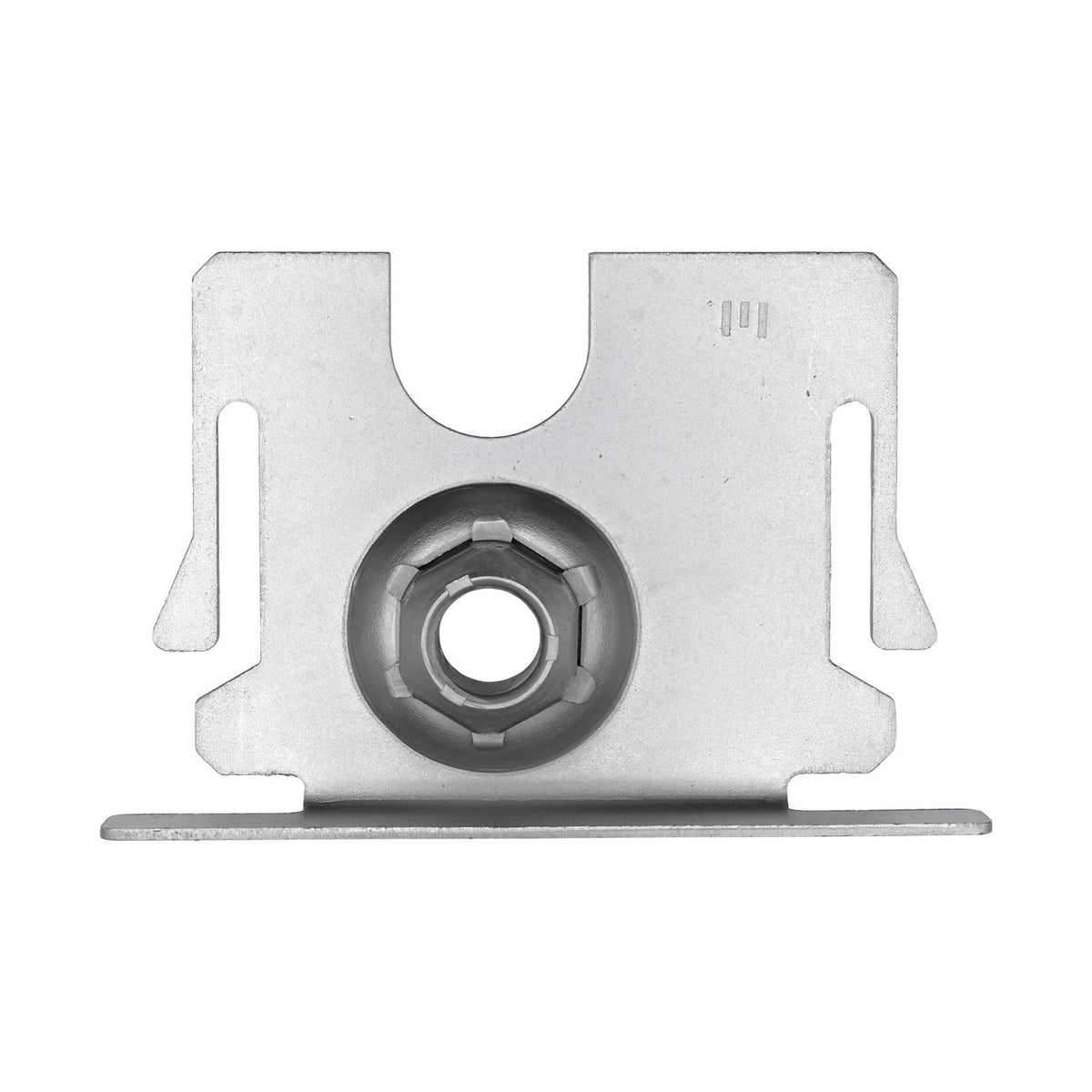 M14-2.0 Silver Super Duty Bed Mounting Nut Plates, Zinc, 68mm Width