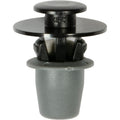 9mmx17mm Black Nylon Wheel Molding Clip with Sealer, 18mm Head