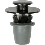 9mmx17mm Black Nylon Wheel Molding Clip with Sealer, 18mm Head