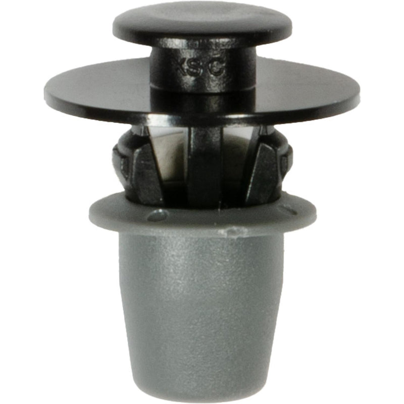 9mmx17mm Black Nylon Wheel Molding Clip with Sealer, 18mm Head