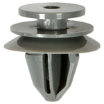 12.5mm Gray Nylon Lower Door Retainer, 18mm Head
