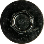 M5.2-2.12x18mm Hex Tapping Screw, 16mm Washer, Black