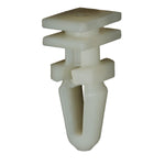 11mmx16mm White Nylon Interior Trim Panel Clip, 11.5mmx15.5mm Head