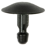 16mm Black Nylon Interior Trim Clip, 18mm Head
