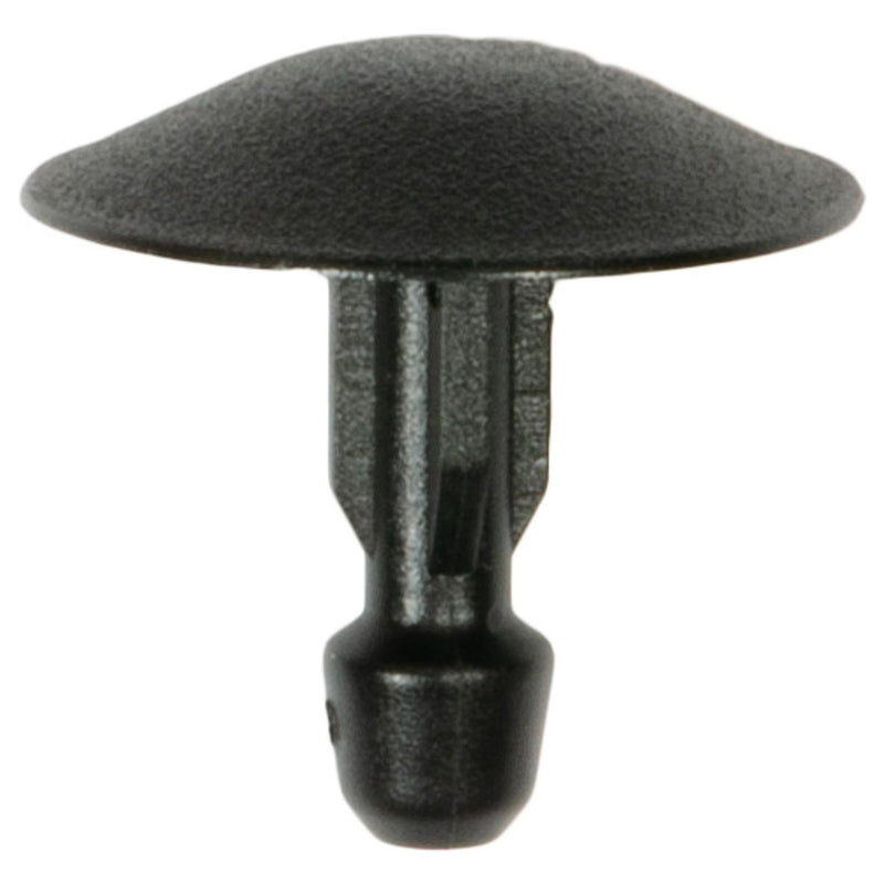 16mm Black Nylon Interior Trim Clip, 18mm Head