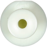 11.5mmx13.4mm White Nylon Lower Bumper Deflector Push-Type Retainer, 20mm Head