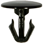 10mm Black Nylon Fender Garnish Molding & Hood Seal Clip, 11mm Head