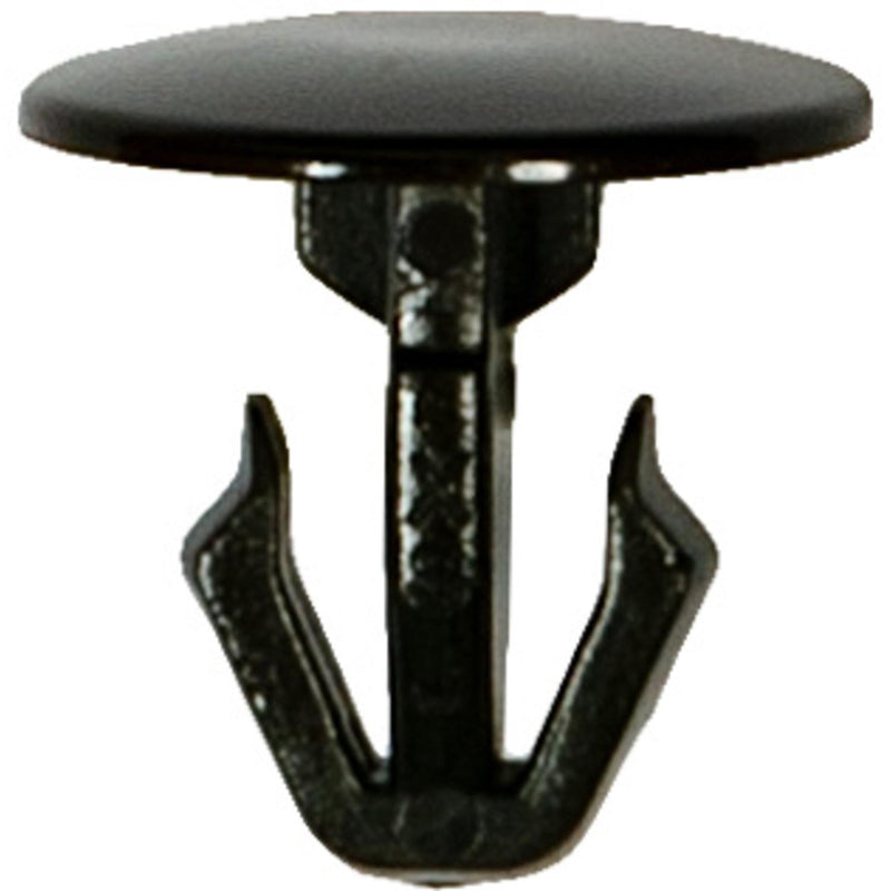 10mm Black Nylon Fender Garnish Molding & Hood Seal Clip, 11mm Head