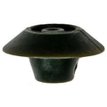 Dark Gray Nylon Body Hole Plug, 15mm Head