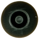 Dark Gray Nylon Body Hole Plug, 15mm Head