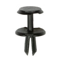 5mmx11.5mm Black Nylon Trim Panel Push-Type Retainer, 15mm Head