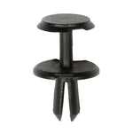5mmx11.5mm Black Nylon Trim Panel Push-Type Retainer, 15mm Head