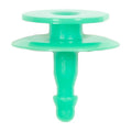3.7mmx16mm Green Nylon Interior Trim Panel Retainer, 16mm Head
