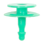 3.7mmx16mm Green Nylon Interior Trim Panel Retainer, 16mm Head
