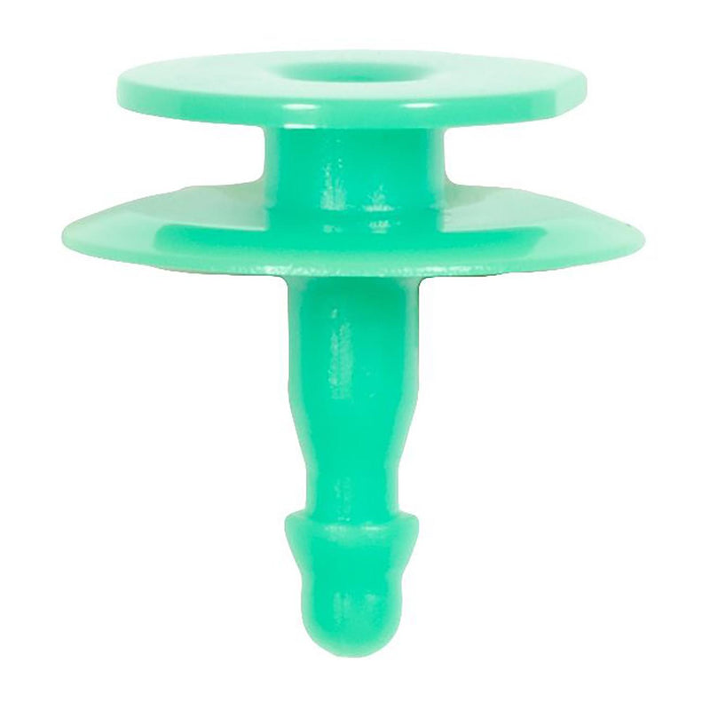 3.7mmx16mm Green Nylon Interior Trim Panel Retainer, 16mm Head