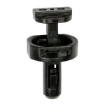 7mmx17mm Black Nylon Mud Guard & Rocker Panel Molding Extension Retainer, 19mm Head