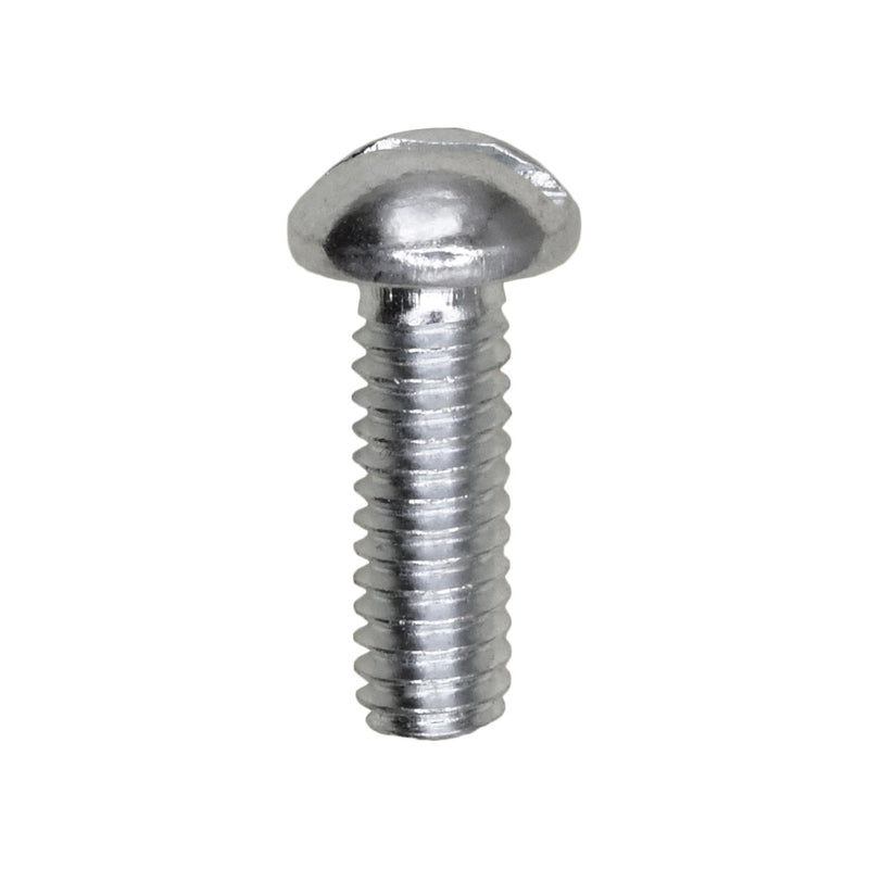 #8-32x1/2" Slotted Round Head Machine Screw, Zinc Chromate