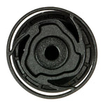 7.5mmx11mm Black & White Nylon Door Trim Panel Retainer with Sealer, 19.5mm Head