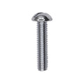 #8-32x3/4" Slotted Round Head Machine Screw, Zinc Chromate