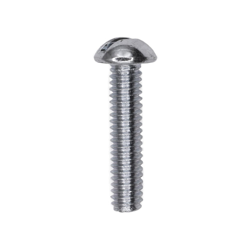 #8-32x3/4" Slotted Round Head Machine Screw, Zinc Chromate
