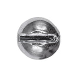 #8-32x3/4" Slotted Round Head Machine Screw, Zinc Chromate