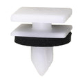 11mm White Nylon Pillar Molding Clip with Sealer