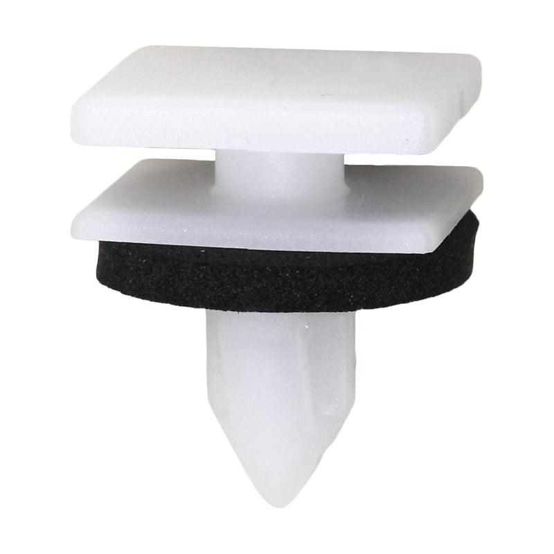 11mm White Nylon Pillar Molding Clip with Sealer