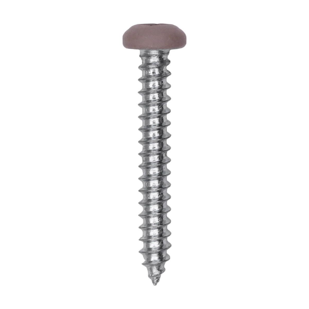 #6x1" Pan Head Painted Square Drive Tapping Screw, Type A/AB, Zinc, No. 2, Steel