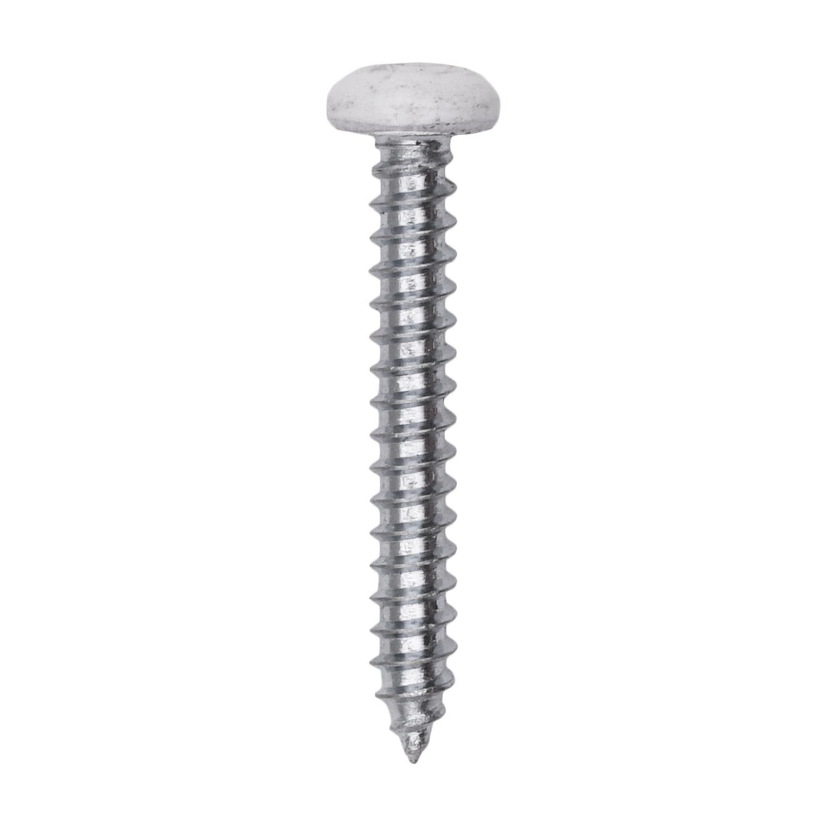 #6x1" Pan Head Painted Square Drive Tapping Screw, Type A/AB, Zinc, No. 2, Steel