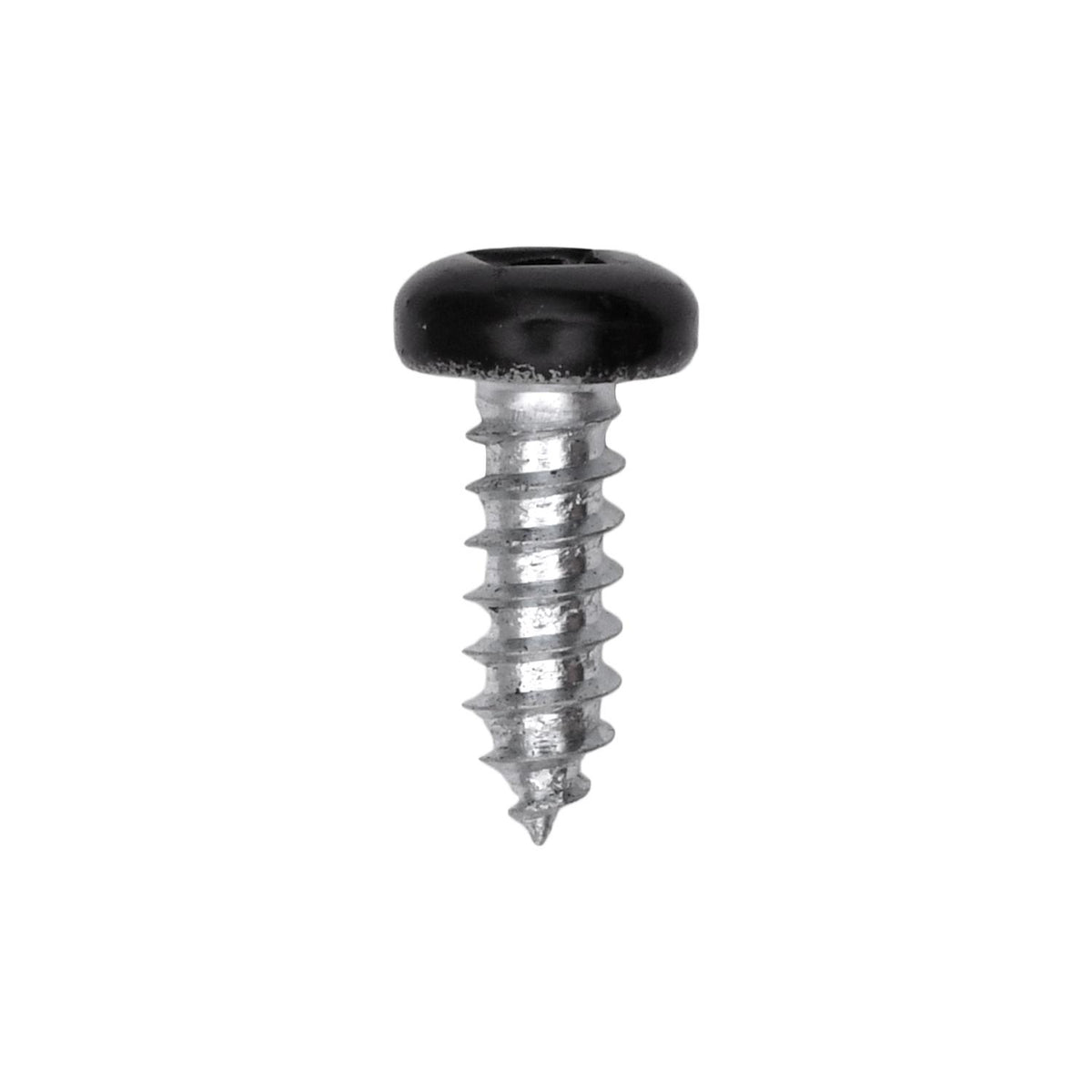 #8x1/2" Pan Head Painted Square Drive Tapping Screw, Type A/AB, Zinc, Black
