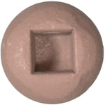 #8x1/2" Pan Head Painted Square Drive Tapping Screw, Type A/AB, Zinc, Tan