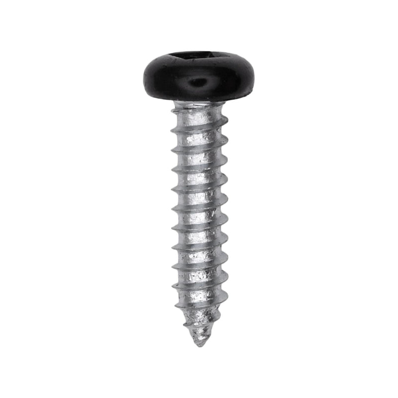 #8x3/4" Pan Head Painted Square Drive Tapping Screw, Type A/AB, Zinc, No. 2, Steel