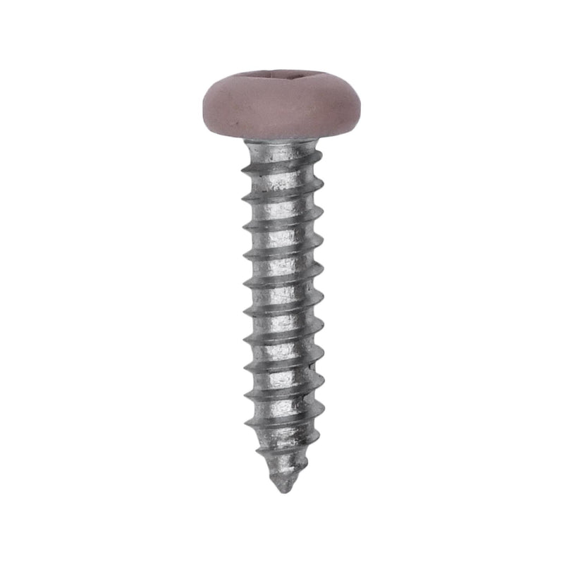 #8x3/4" Pan Head Painted Square Drive Tapping Screw, Type A/AB, Zinc, No. 2, Steel
