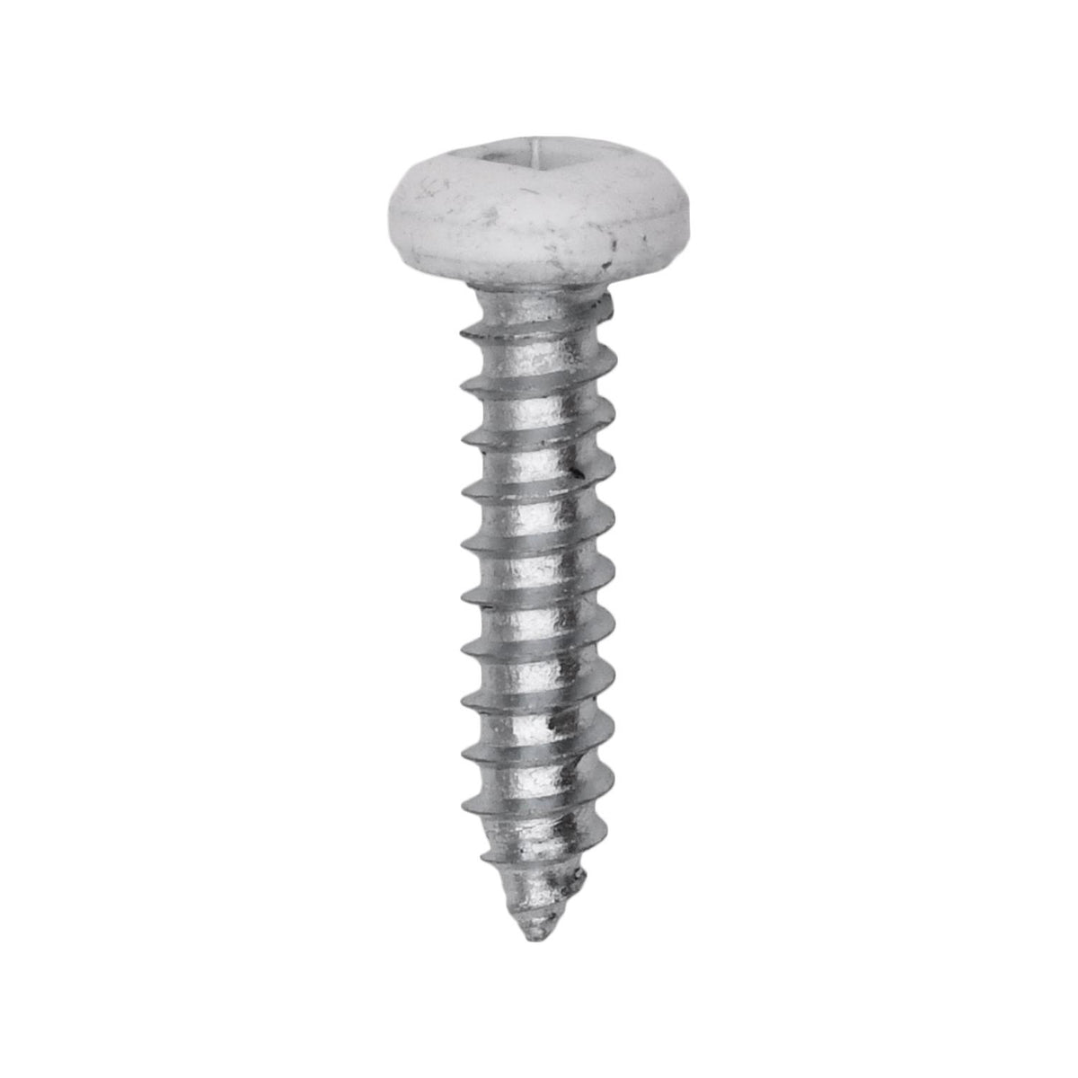 #8x3/4" Pan Head Painted Square Drive Tapping Screw, Type A/AB, Zinc, No. 2, Steel