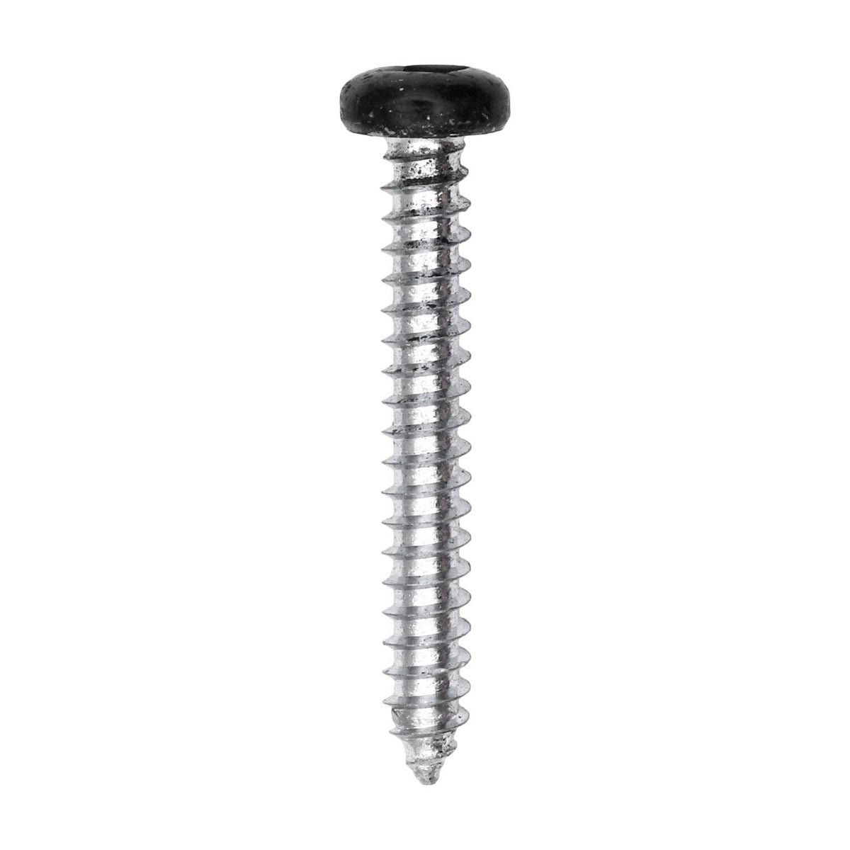 #8x1-1/4" Pan Head Painted Square Drive Tapping Screw, Type A/AB, Zinc, No. 2, Steel