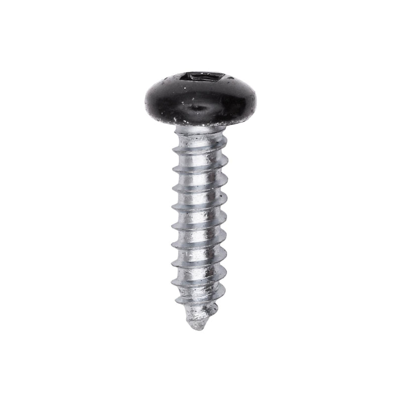 #10x3/4" Pan Head Painted Square Drive Tapping Screw, Type A/AB, Zinc, No. 2, Steel