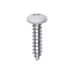 #10x3/4" Pan Head Painted Square Drive Tapping Screw, Type A/AB, Zinc, No. 2, Steel