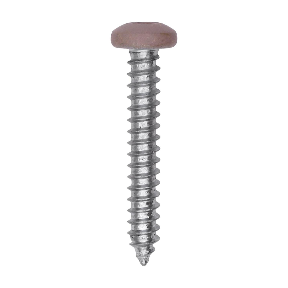 #10x1-1/4" Pan Head Painted Square Drive Tapping Screw, Type A/AB, Zinc, No. 2, Steel