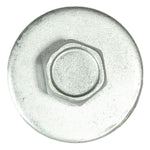 M5-2.12x15mm Hex Tapping Screw, Type B, 18mm Washer, Zinc