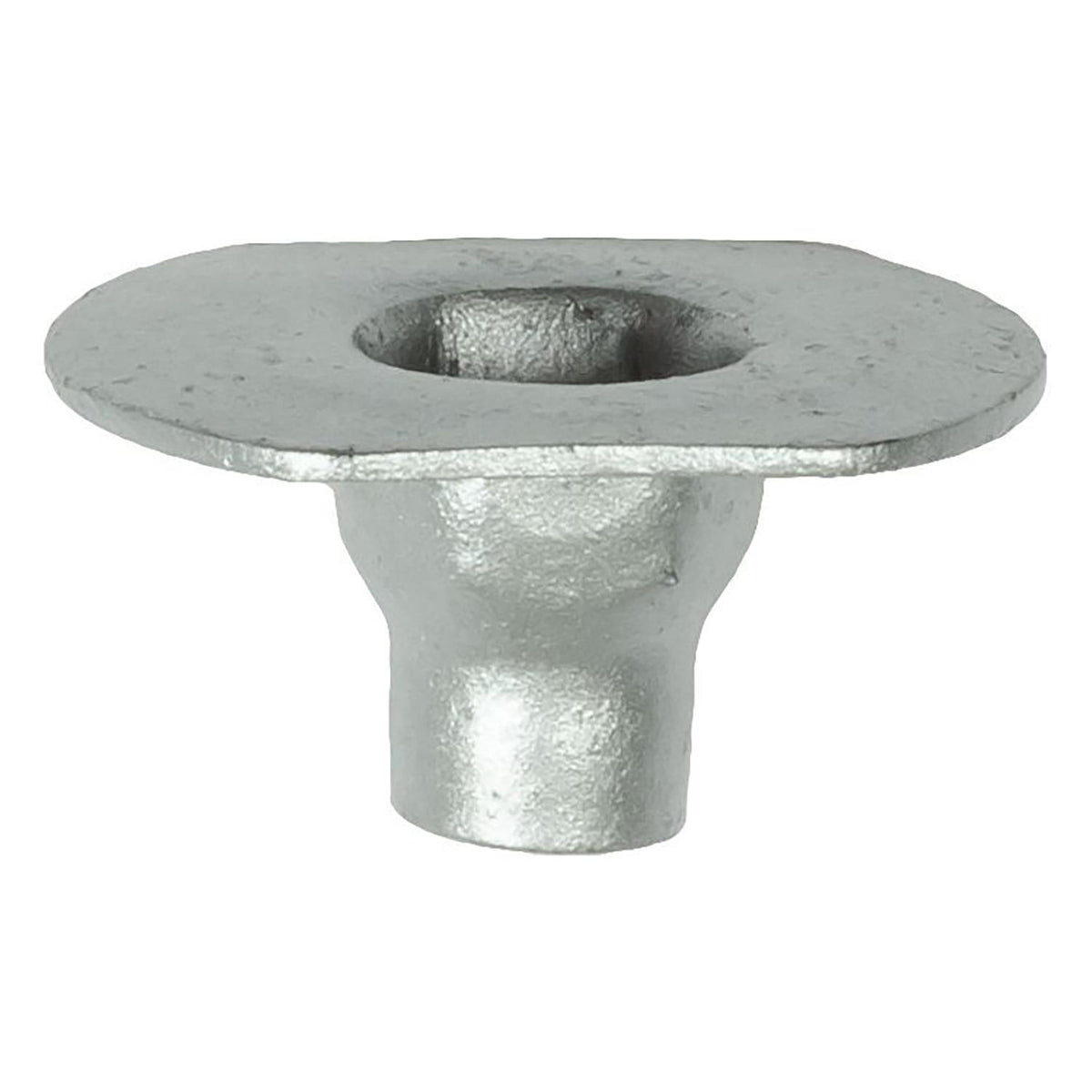 M4.8-1.61 Silver Fender Apron Hex Flange Nut, Zinc