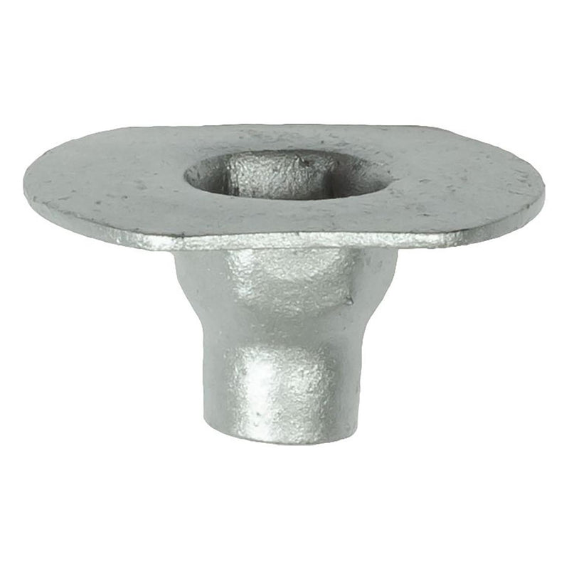 M4.8-1.61 Silver Fender Apron Hex Flange Nut, Zinc