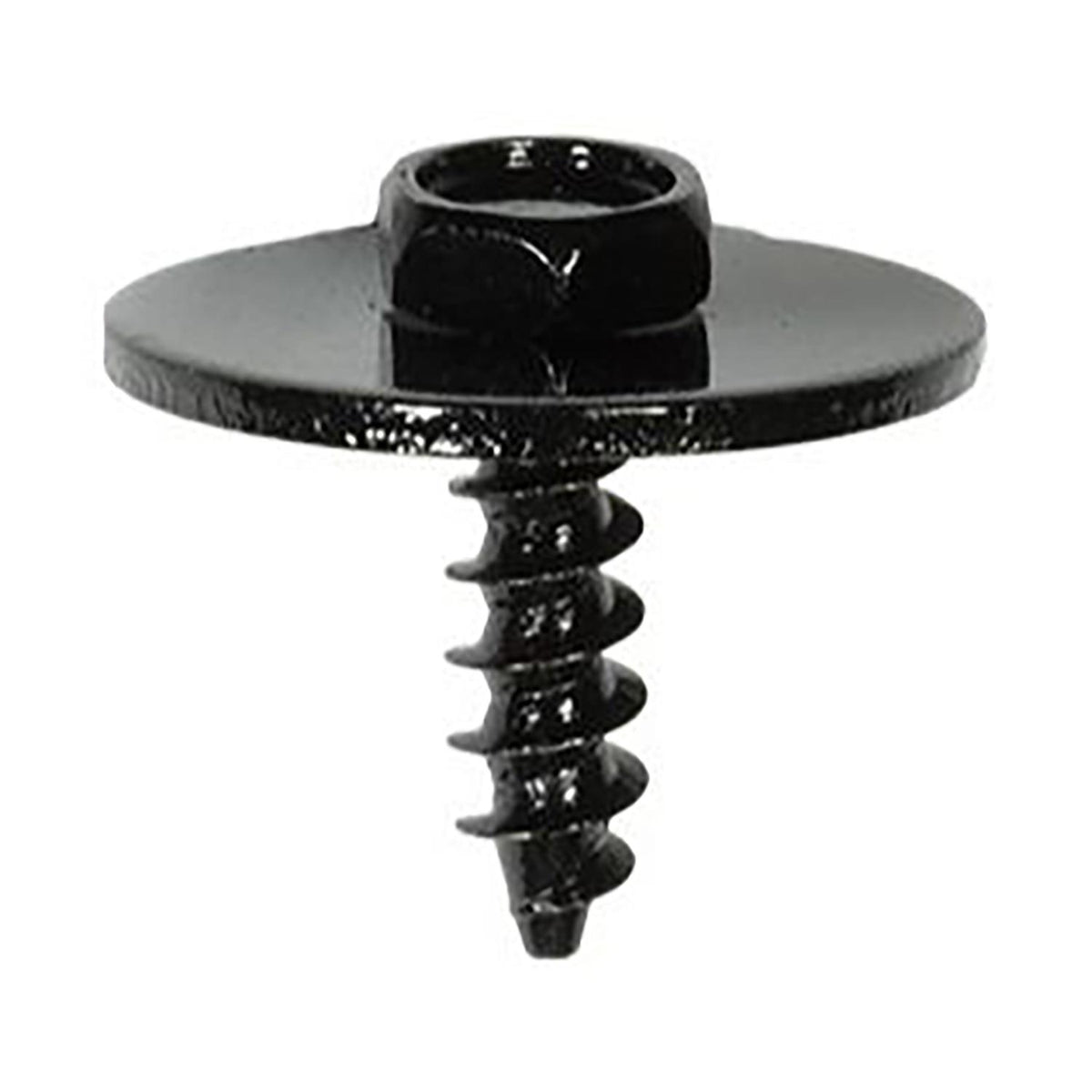 M5-2.12x18mm Hex Tapping Screw with Washer, 22mm Washer, Zinc